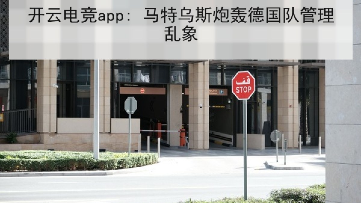 开云电竞app: 马特乌斯炮轰德国队管理乱象