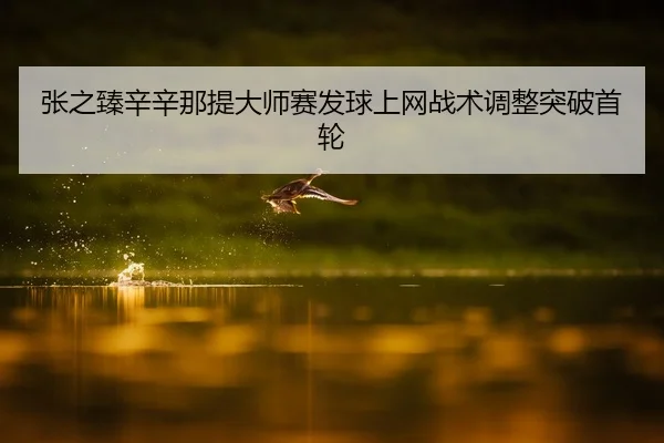 张之臻辛辛那提大师赛发球上网战术调整突破首轮